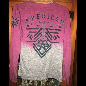 American fighter Long sleeve shirt